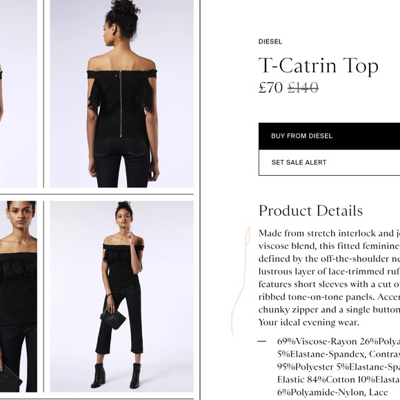 DIESEL T-Catrin Tank Top - Picture 11 of 12